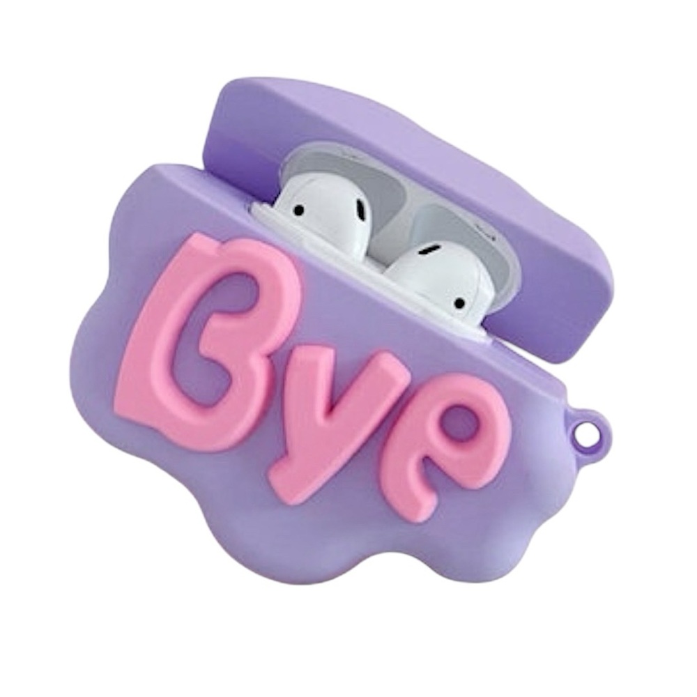 APPLE AIRPOD PRO 1ST GENERATION LILAC “BYE” CASE - BRAND NEW